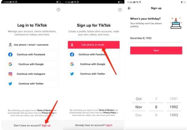 TikTok账号注册步骤